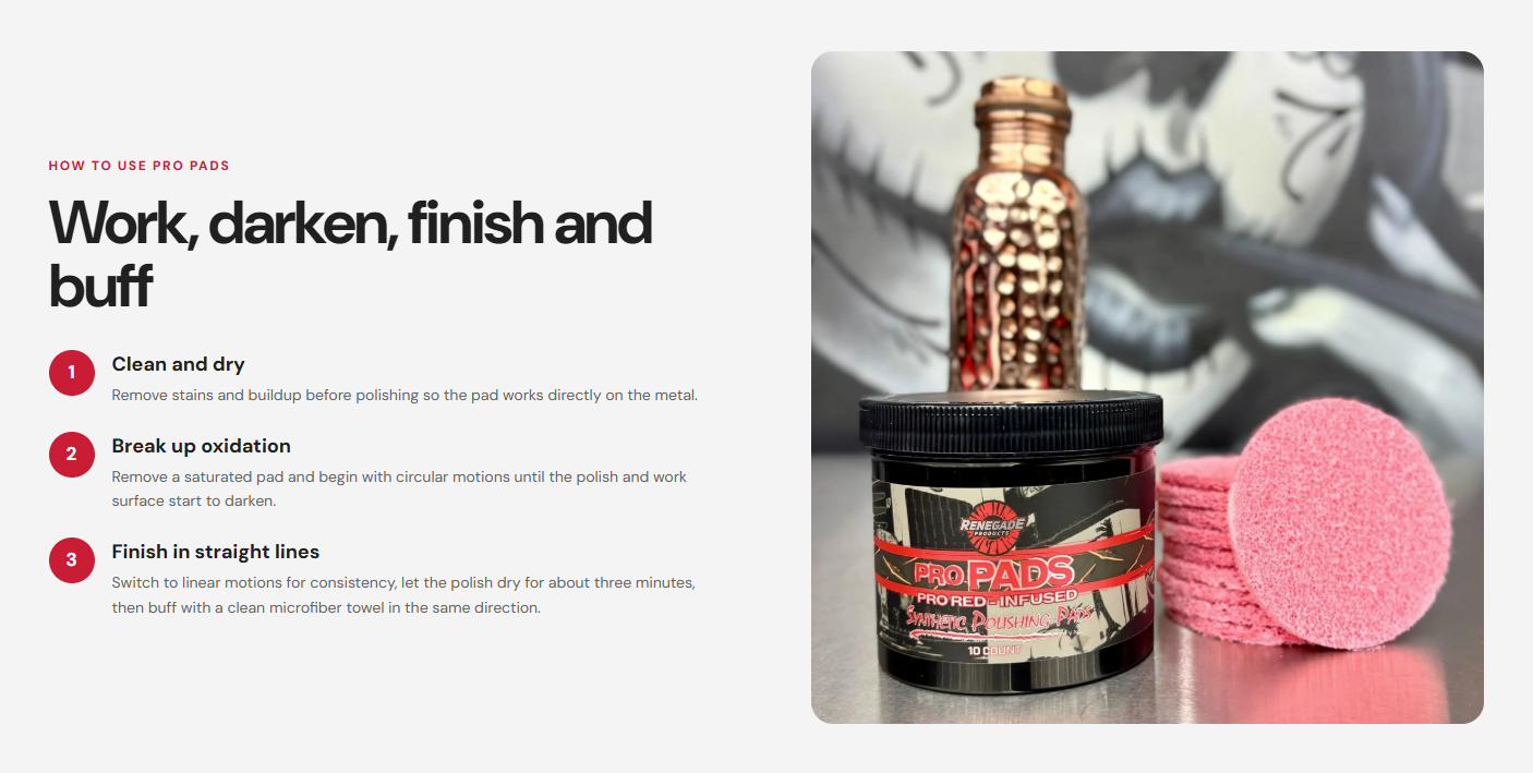Pro Pads: Pro Red-Infused Polishing Pads - Image 4